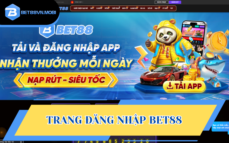 Người chơi vào web chính thức của cổng cược